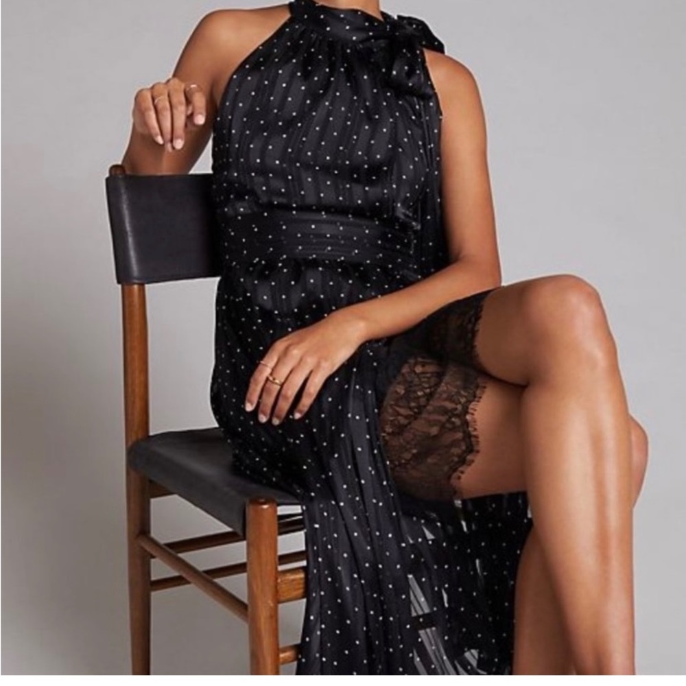 NWT Sachin + Babin for Anthro. Halter Neck Midi - Picture 4 of 5